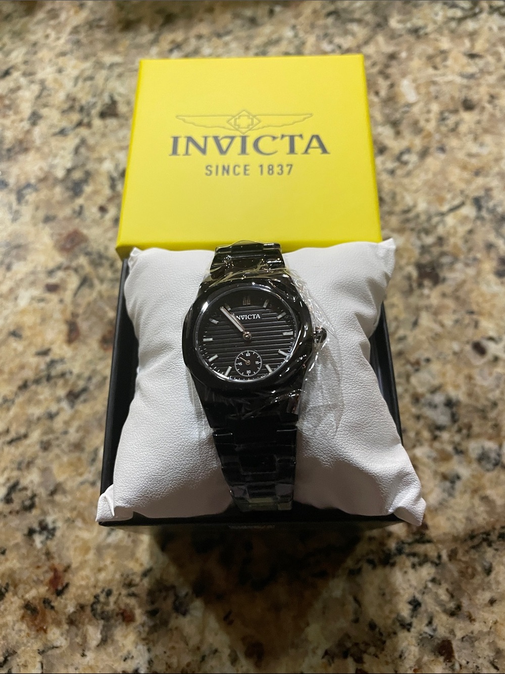 Invicta Celestial Women’s Black Stainless Steel Bracelet Watch